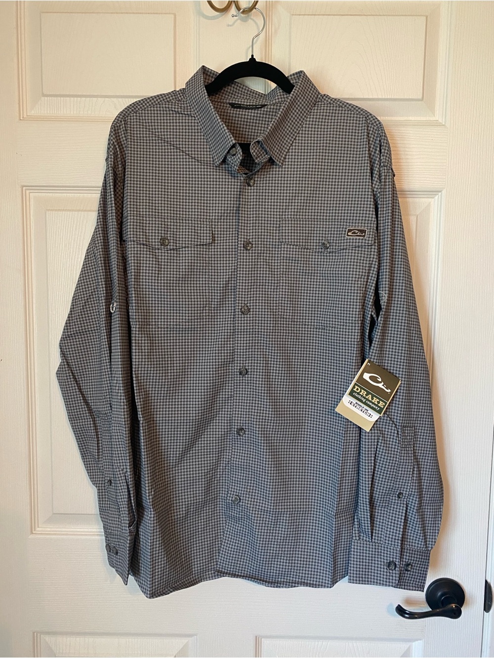 NWT Drake Frat BD Gingham Button-Up Shirt